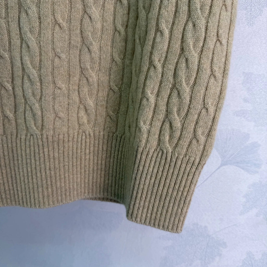 LORO PIANA / 26 Early Autumn New Twist Pattern Short Sleeve