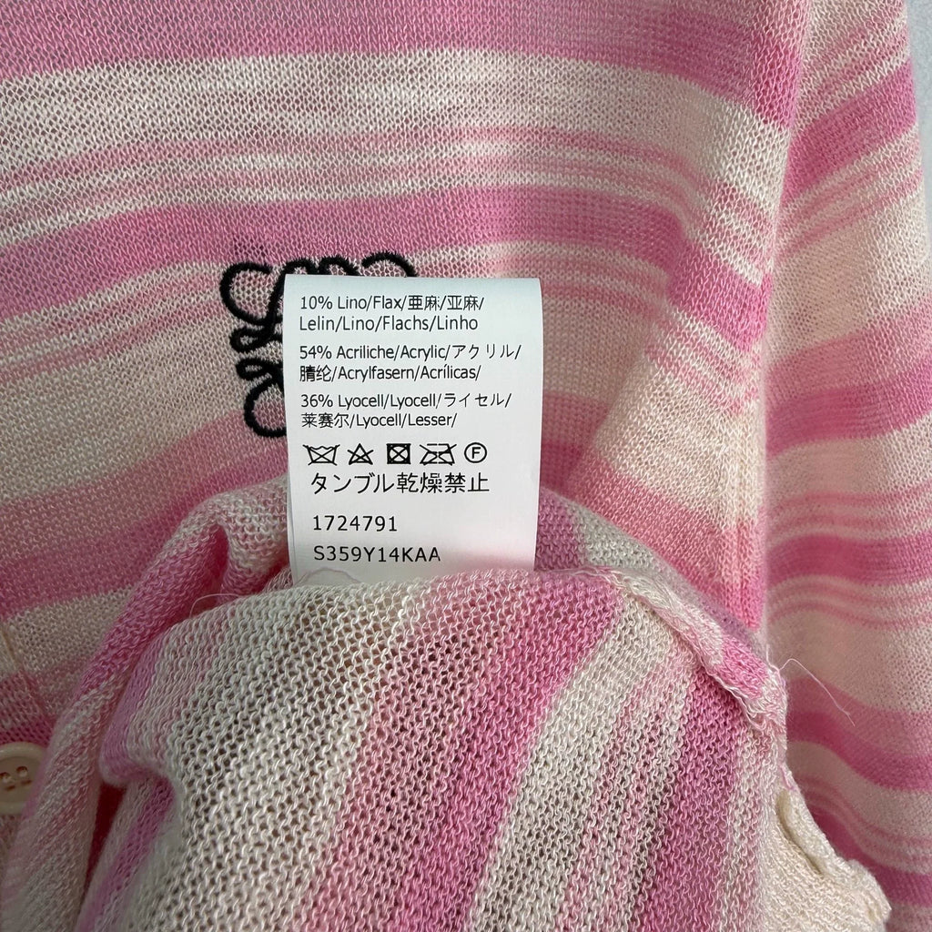 Loewe/26 Early Autumn New Striped Long-Sleeve Cardigan