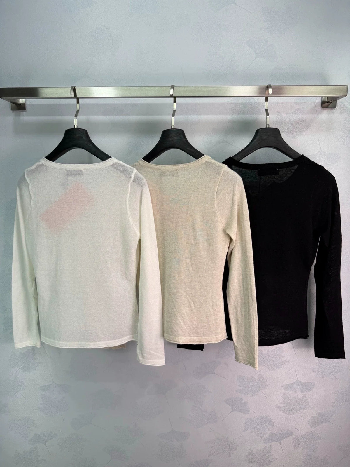 MiuMiu/26 Early Autumn Long-Sleeve Knit Sweater