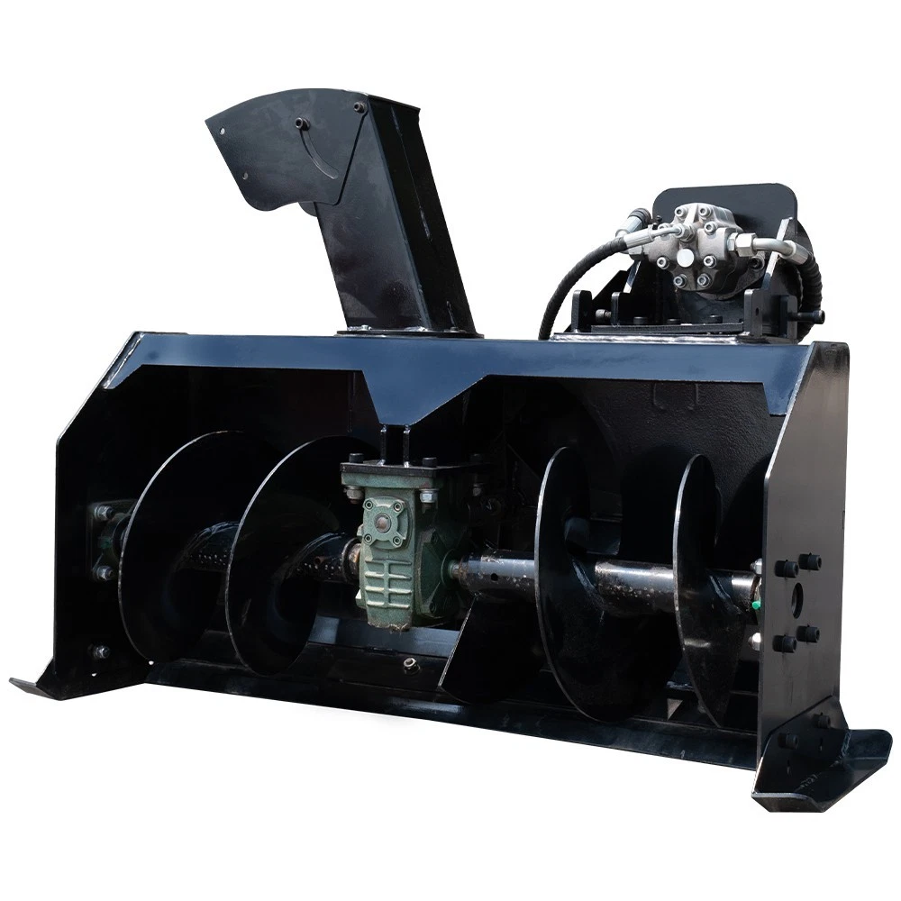 MMS Snow Blower Attachment for MMS Skid Steer Loader