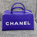 Chanel 2026 Bowling Boston Travel Bag 46cm Lambskin