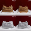 Dior 2026 Strass Embellished Bow Bag Leather 160744