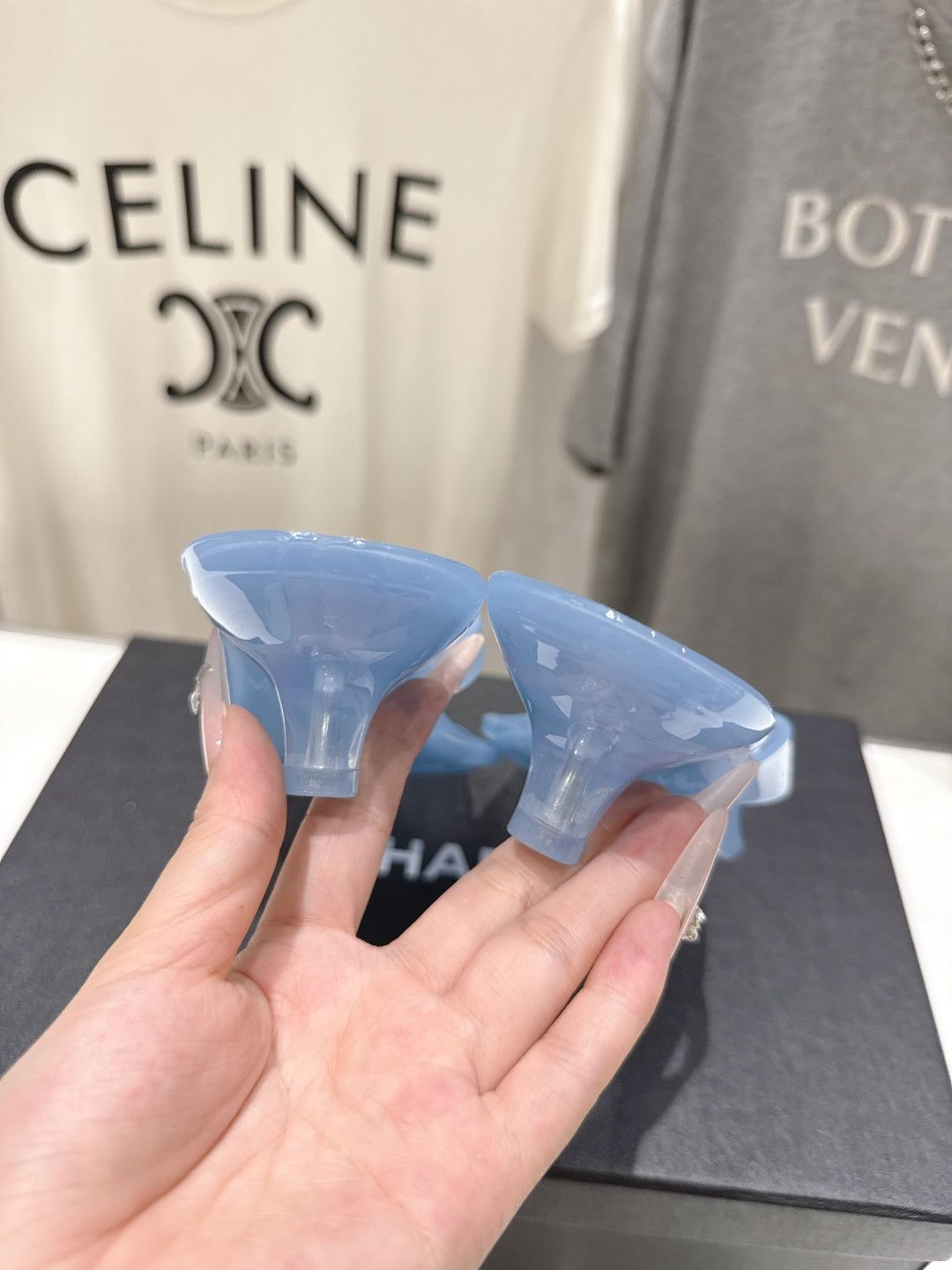chanel/26SS NEW Transparent flip-flops beach slippers