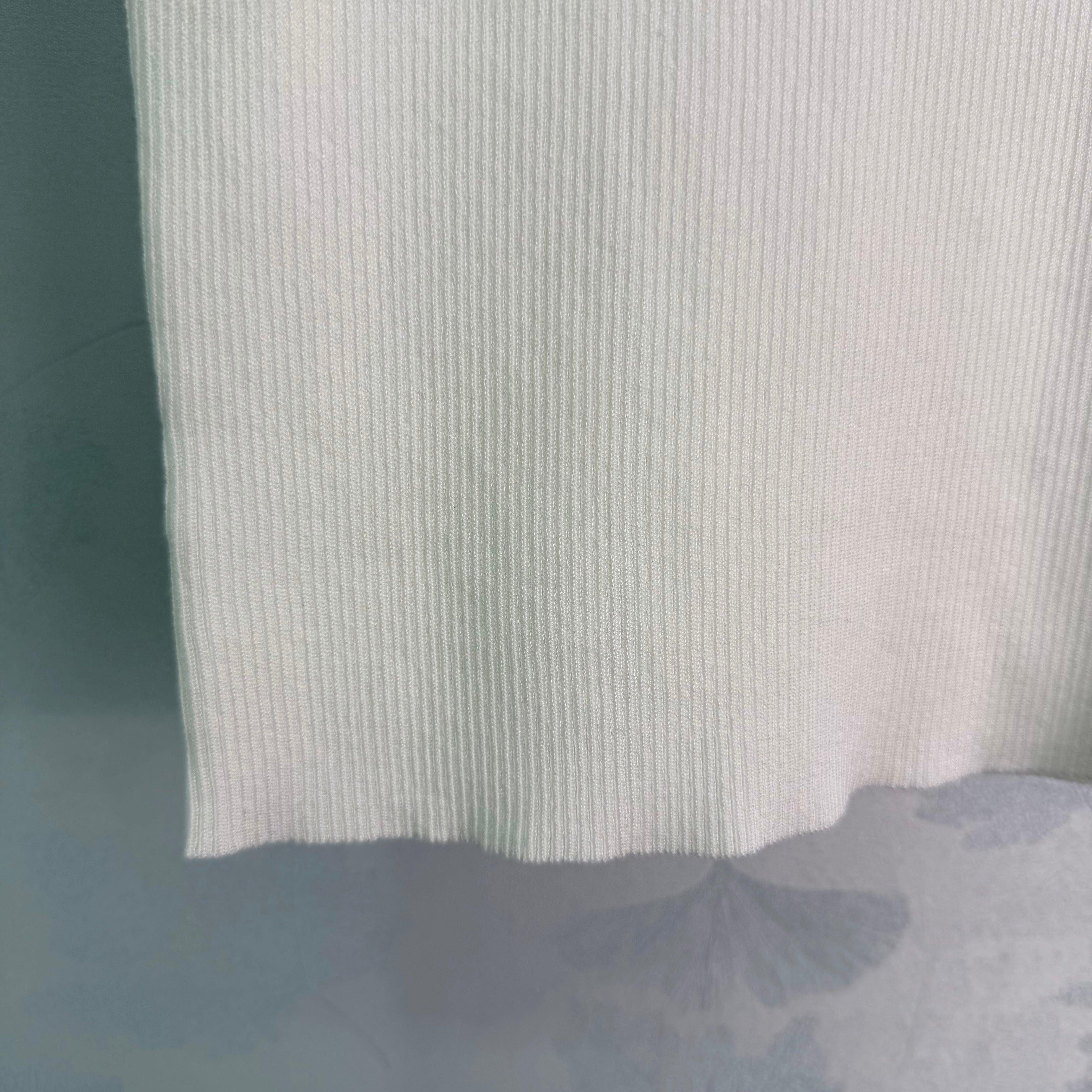 celine/26SS NEW ribbed embroidered vest