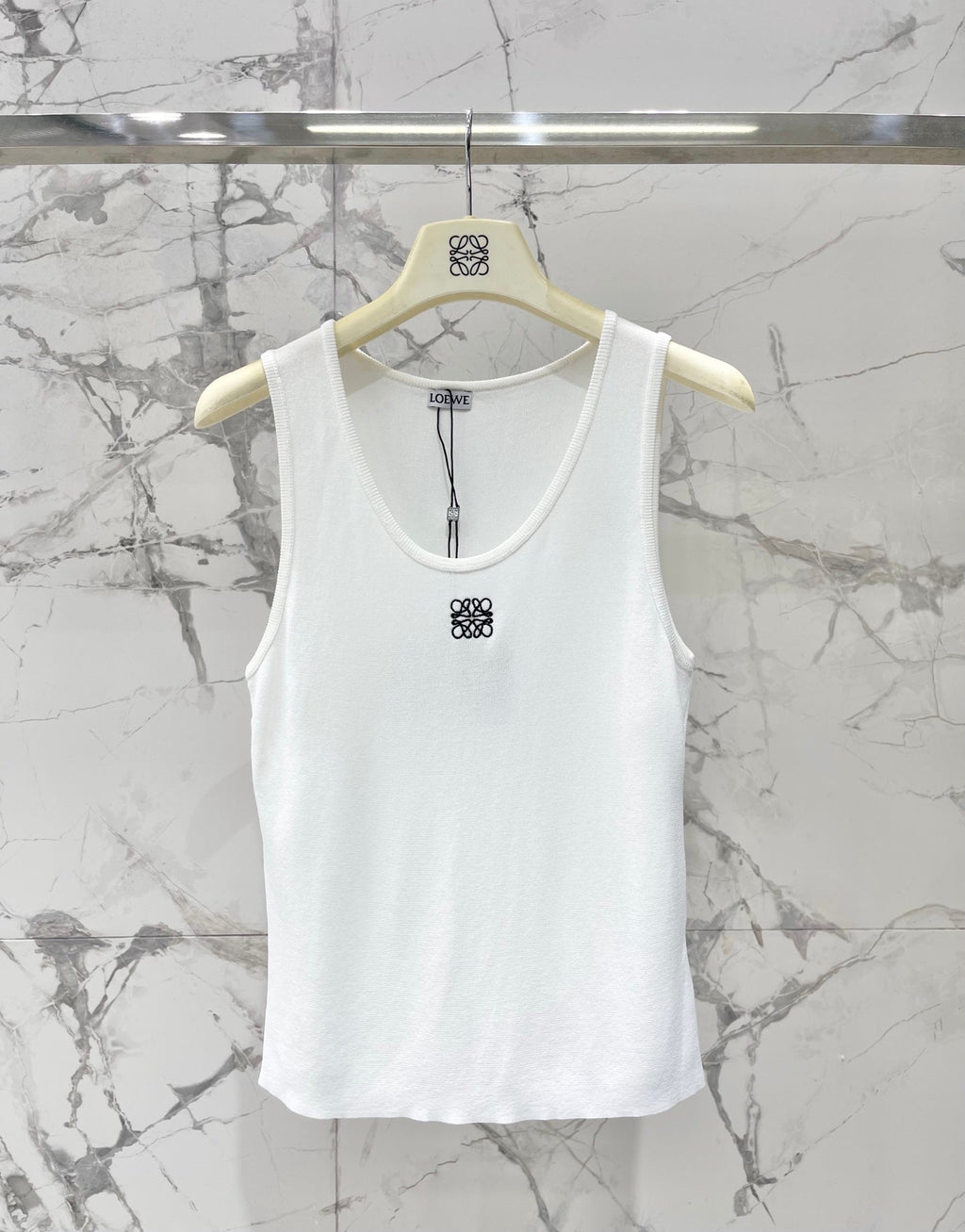 LOEWE/26SS NEW Embroidered knitted sleeveless vest