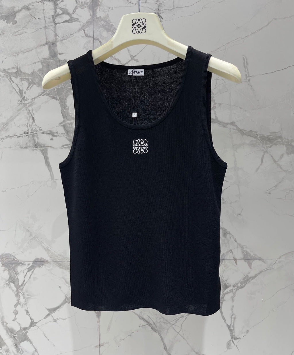 LOEWE/26SS NEW Embroidered knitted sleeveless vest