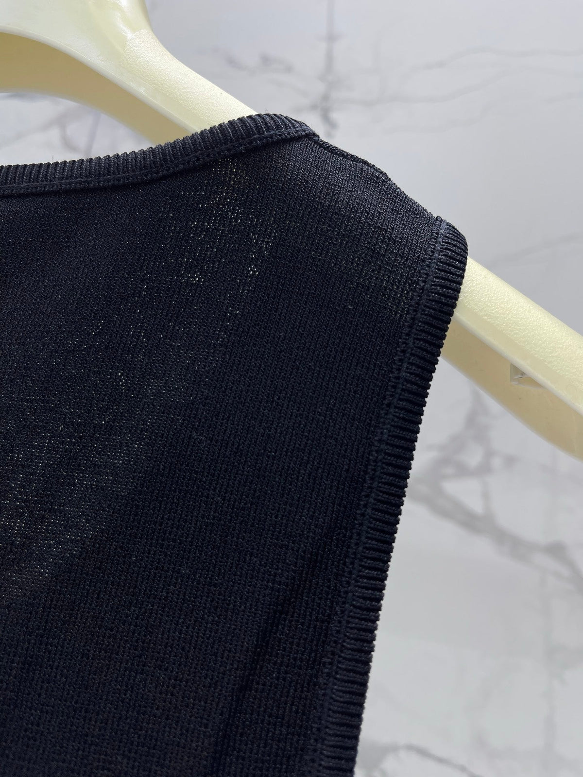 LOEWE/26SS NEW Embroidered knitted sleeveless vest