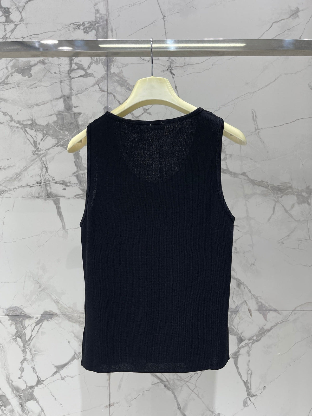 LOEWE/26SS NEW Embroidered knitted sleeveless vest