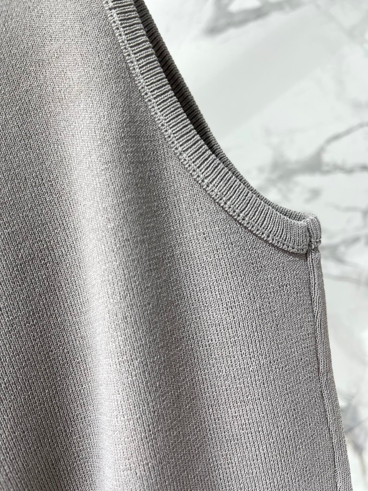 LOEWE/26SS NEW Embroidered knitted sleeveless vest