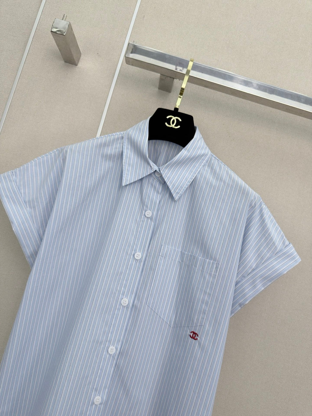 chanel/🔥Highest Quality🔥26SS NEW Lapel short-sleeved shirt