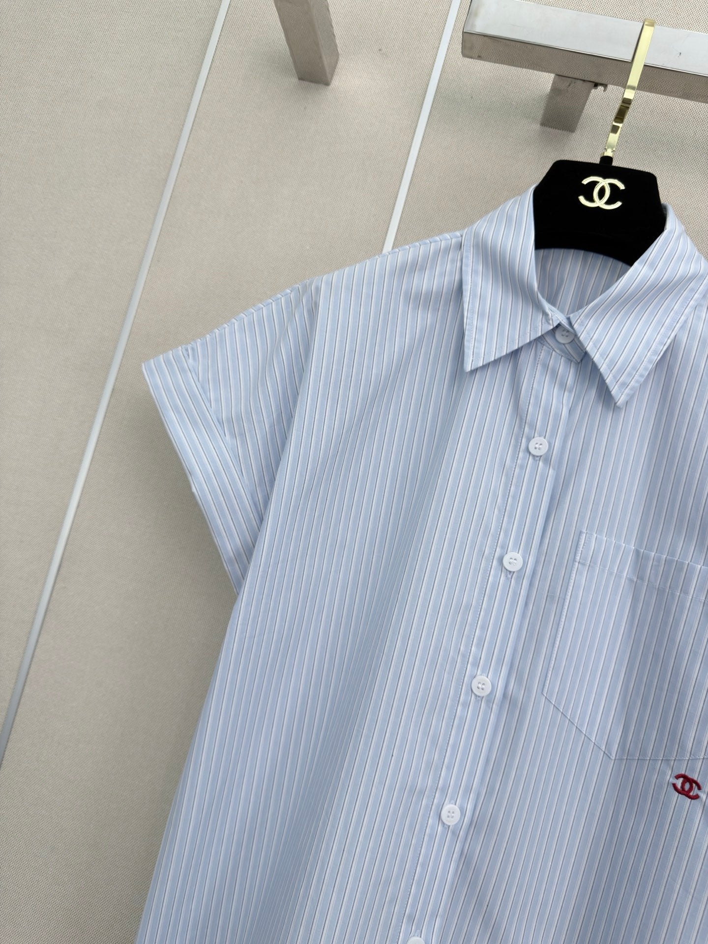 chanel/🔥Highest Quality🔥26SS NEW Lapel short-sleeved shirt
