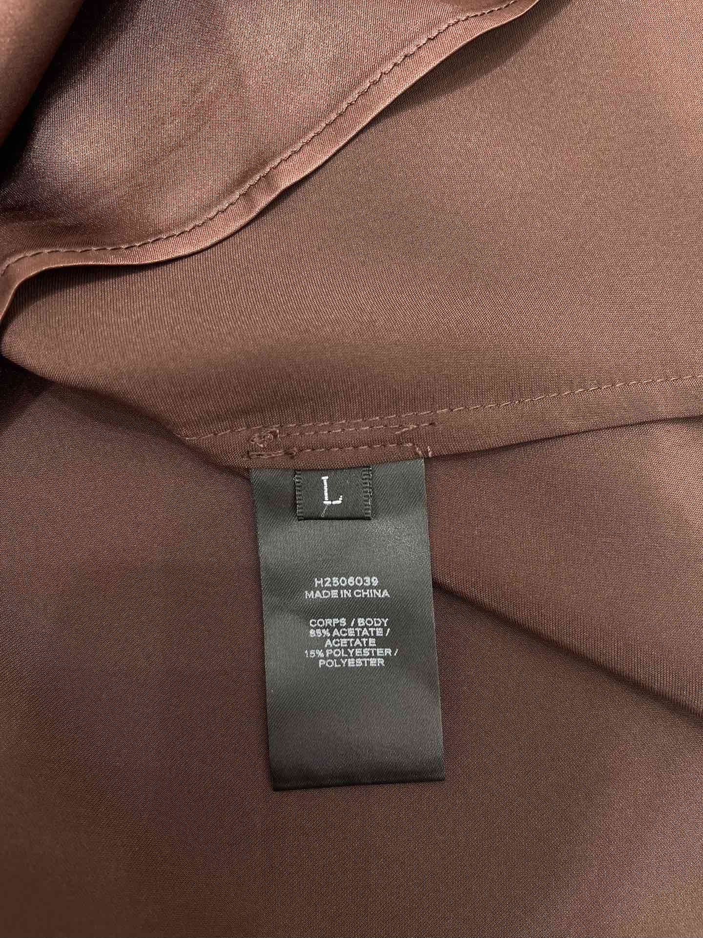 Yves Saint Laurent/🔥Highest Quality🔥26SS NEW Hollow neckline patchwork balloon sleeve shirt