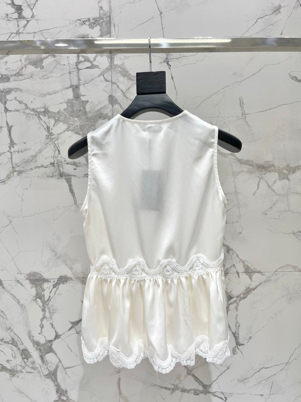 Yves Saint Laurent/26SS NEW Vacation ⛱️lace stitching sleeveless vest