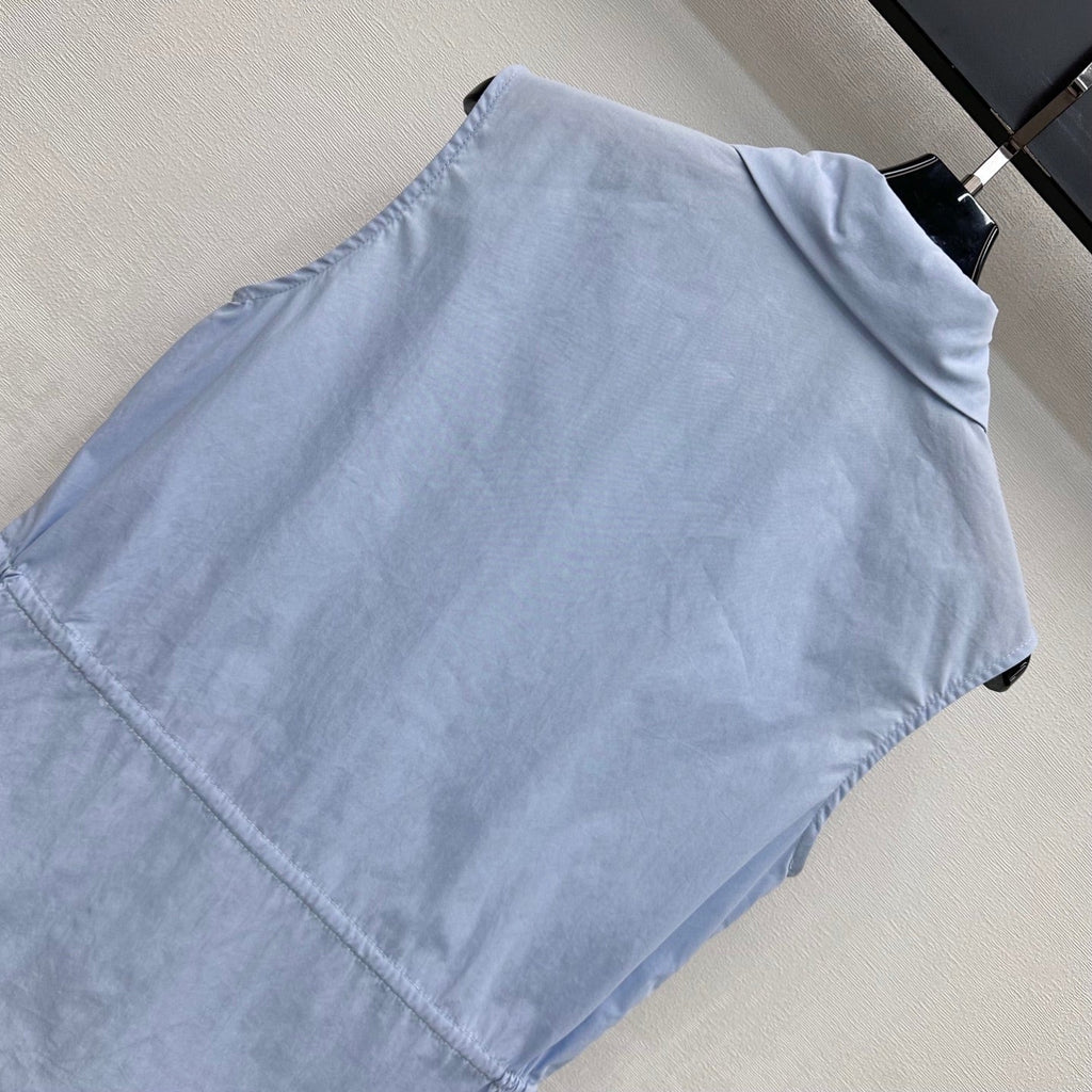 Louis Vuitton/26SS NEW Drawstring Sleeveless Shirt