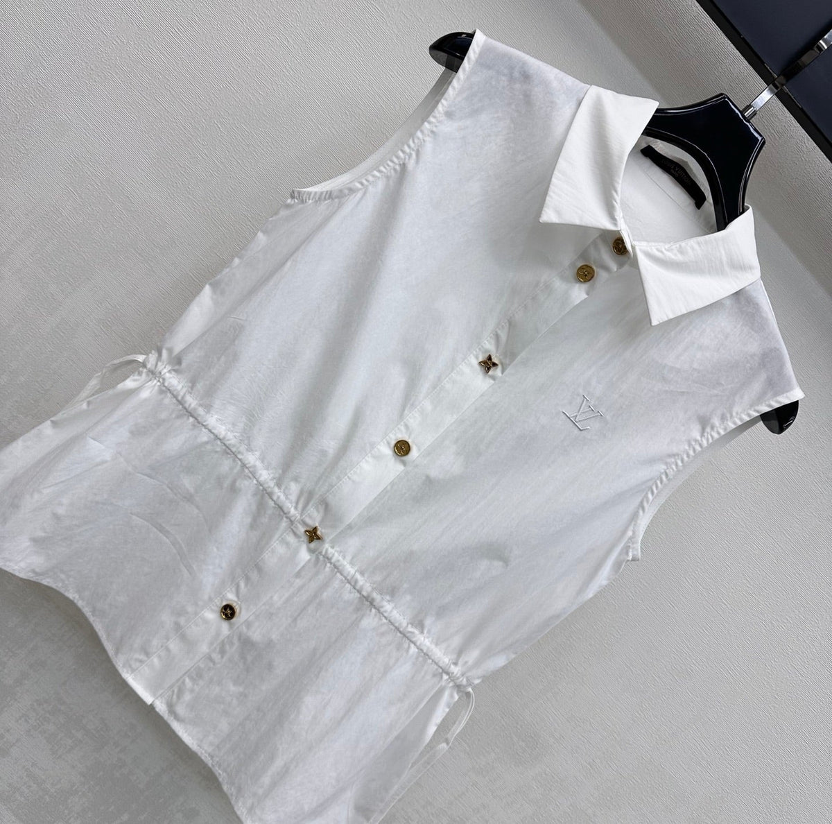 Louis Vuitton/26SS NEW Drawstring Sleeveless Shirt