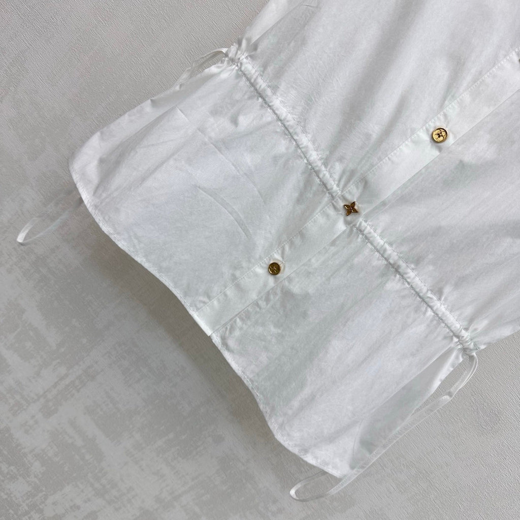 Louis Vuitton/26SS NEW Drawstring Sleeveless Shirt