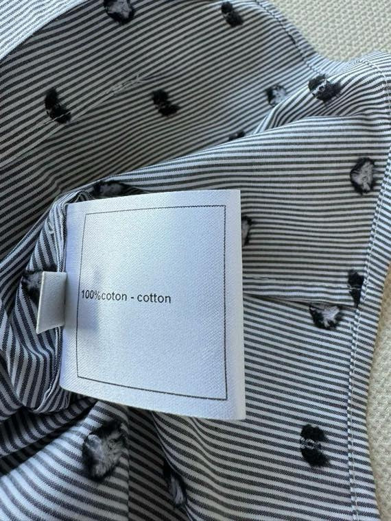 chanel/26SS NEW Jacquard Striped Short-Sleeve Shirt