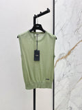 Fendi/26SS NEW Olive Green Sleeveless Vest