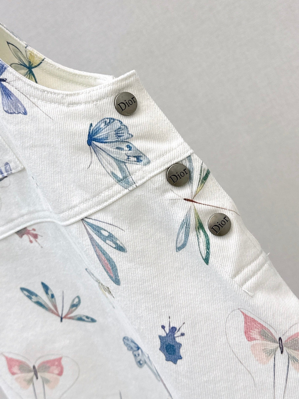 Dior/26SS NEW Nautical Series Denim Overalls Dress