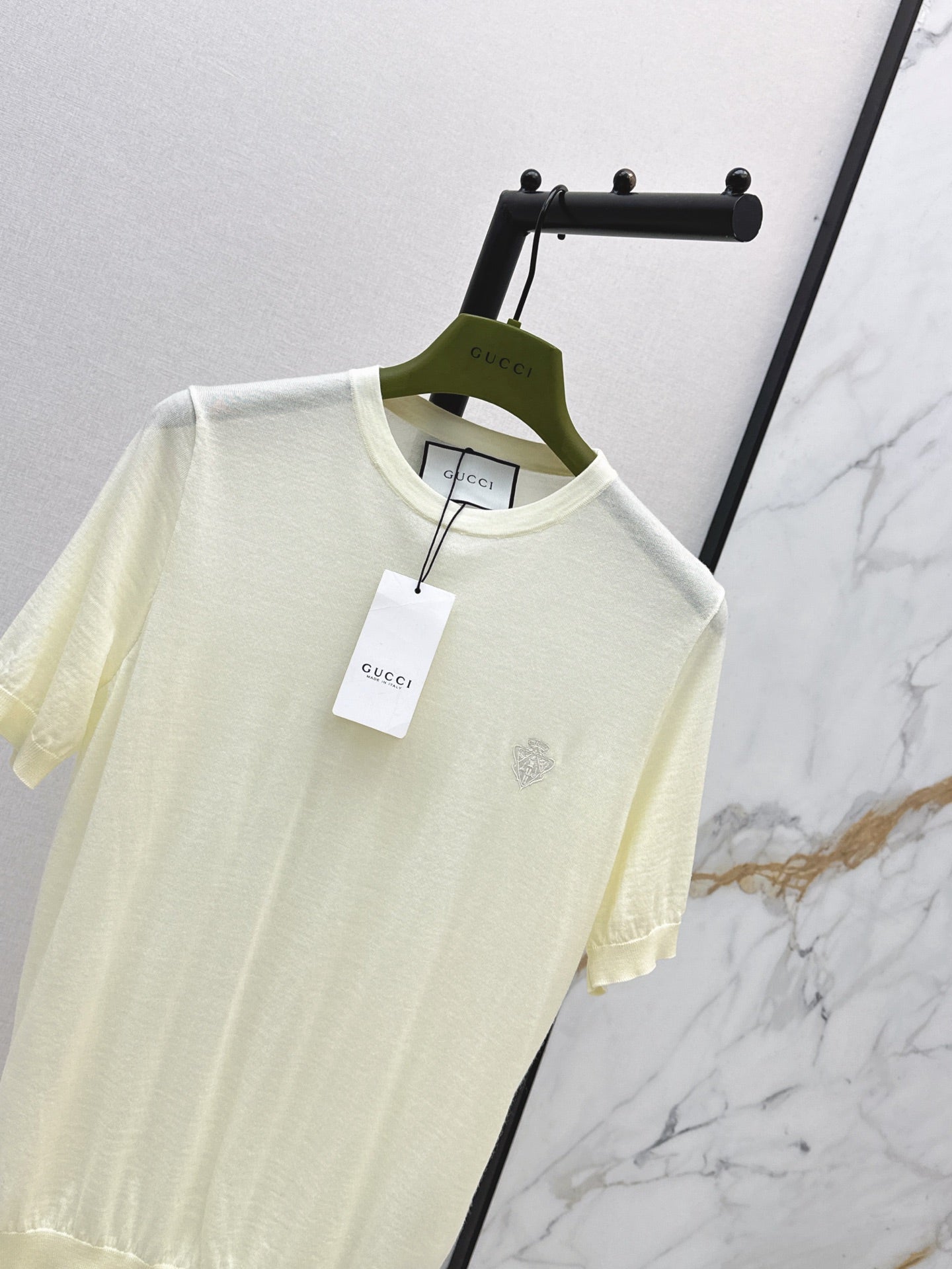 26SS NEW Delicate Embroidered Crew Neck Knit Sweater