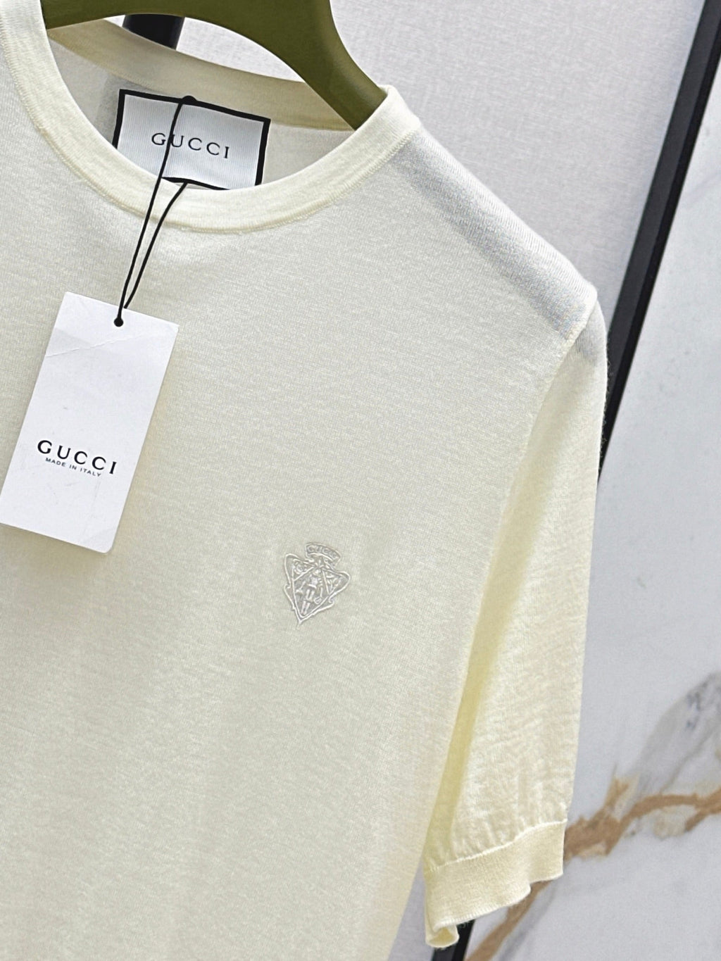 26SS NEW Delicate Embroidered Crew Neck Knit Sweater