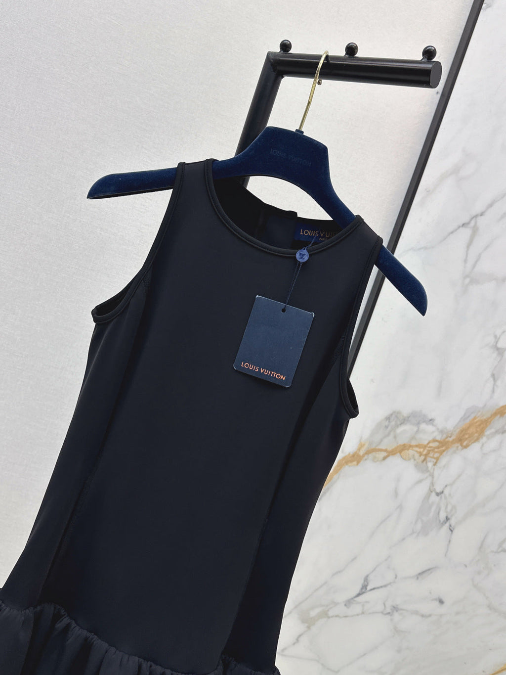 26SS NEW Patchwork Design Sleeveless Dress 🖤