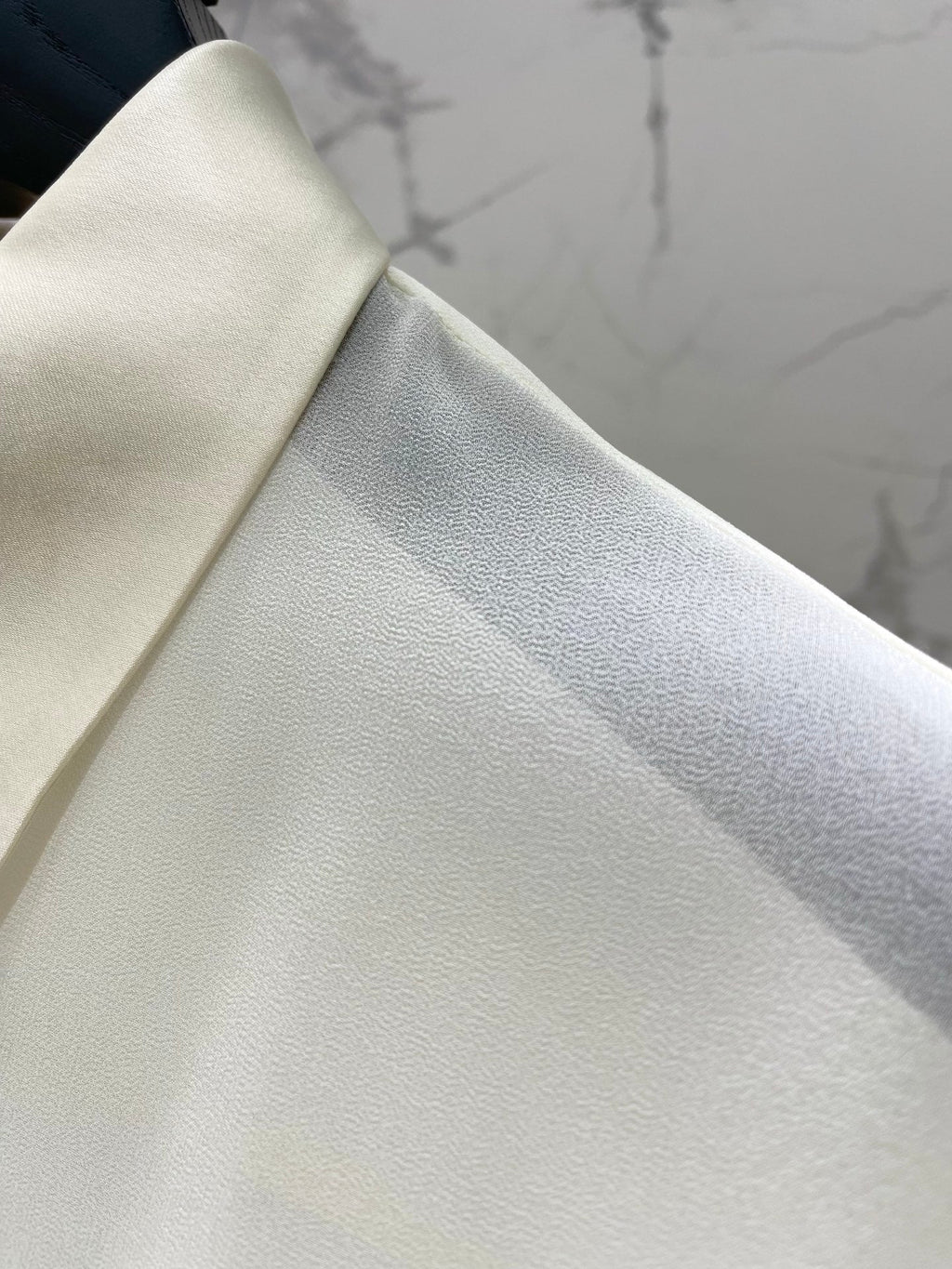 🔥HOT🔥26SS NEW Sheer Thin Collar Shirt with Concealed Buttons