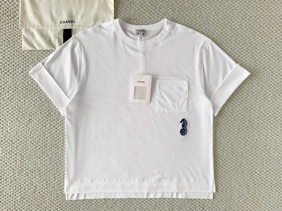 🔥Highest Quality🔥26SS NEW Hot Selling Coco Beach White Mohair Knit T-shirt