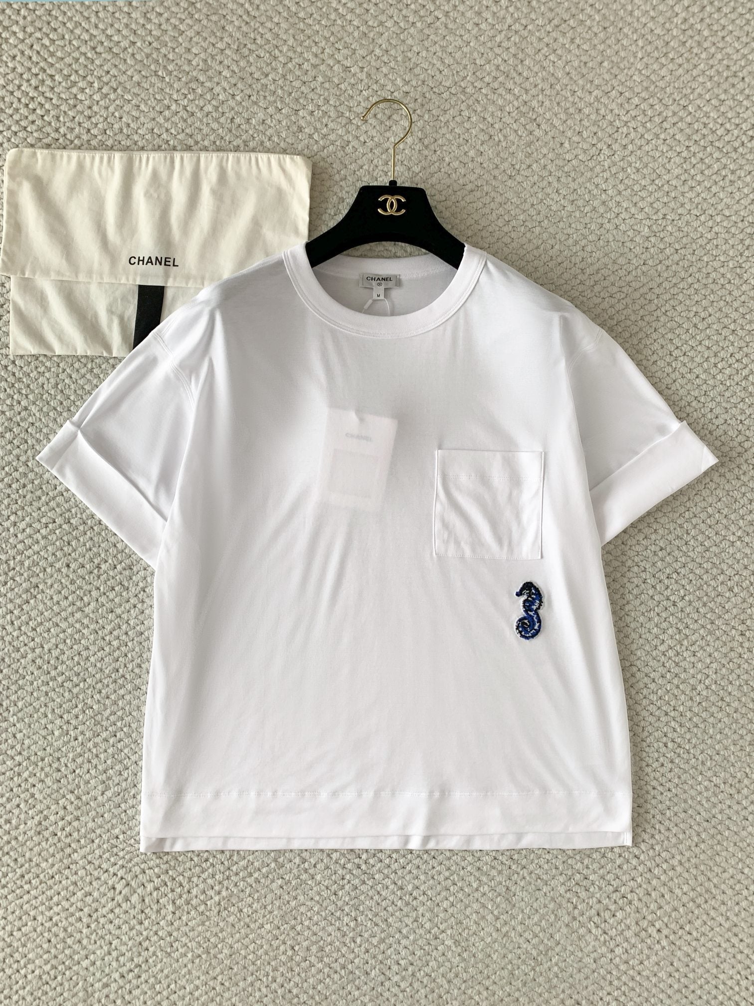 🔥Highest Quality🔥26SS NEW Hot Selling Coco Beach White Mohair Knit T-shirt