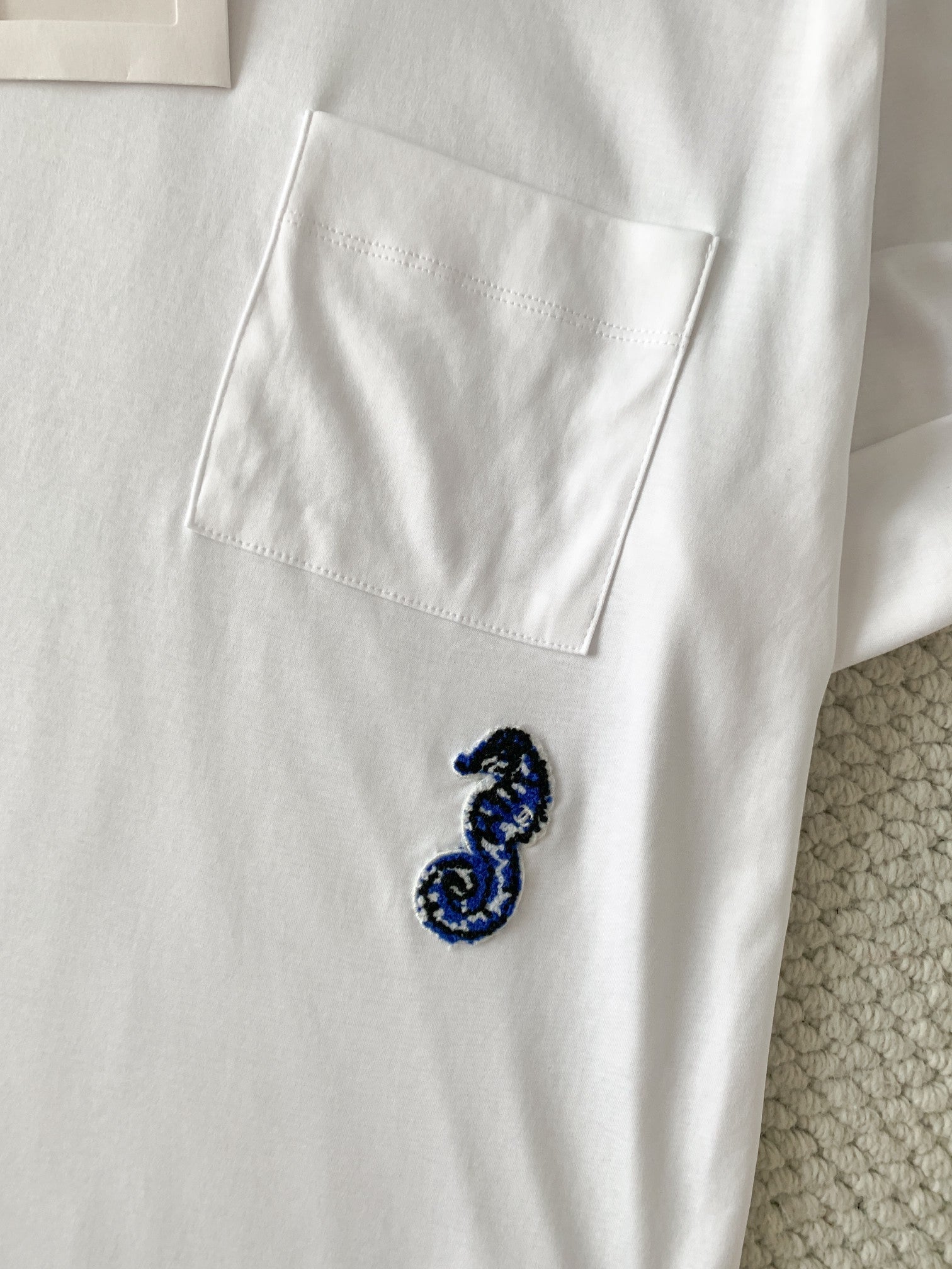 🔥Highest Quality🔥26SS NEW Hot Selling Coco Beach White Mohair Knit T-shirt
