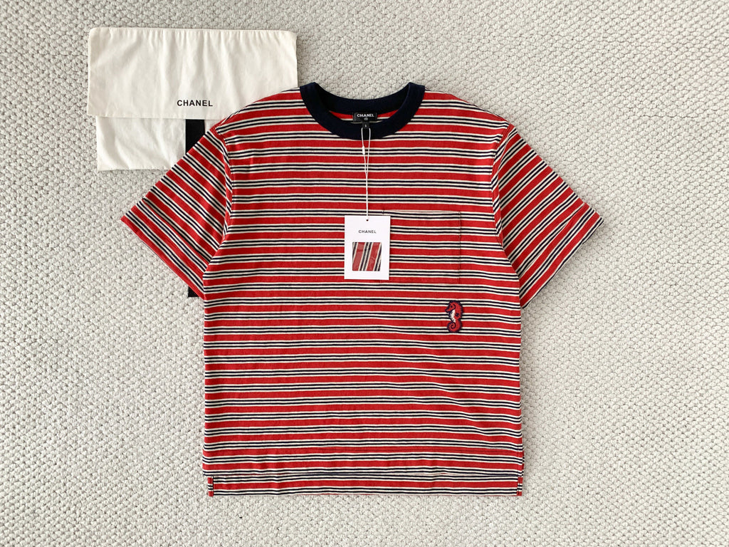🔥Highest Quality🔥26SS NEW Hot Selling Coco Beach Red Seahorse Knit T-shirt