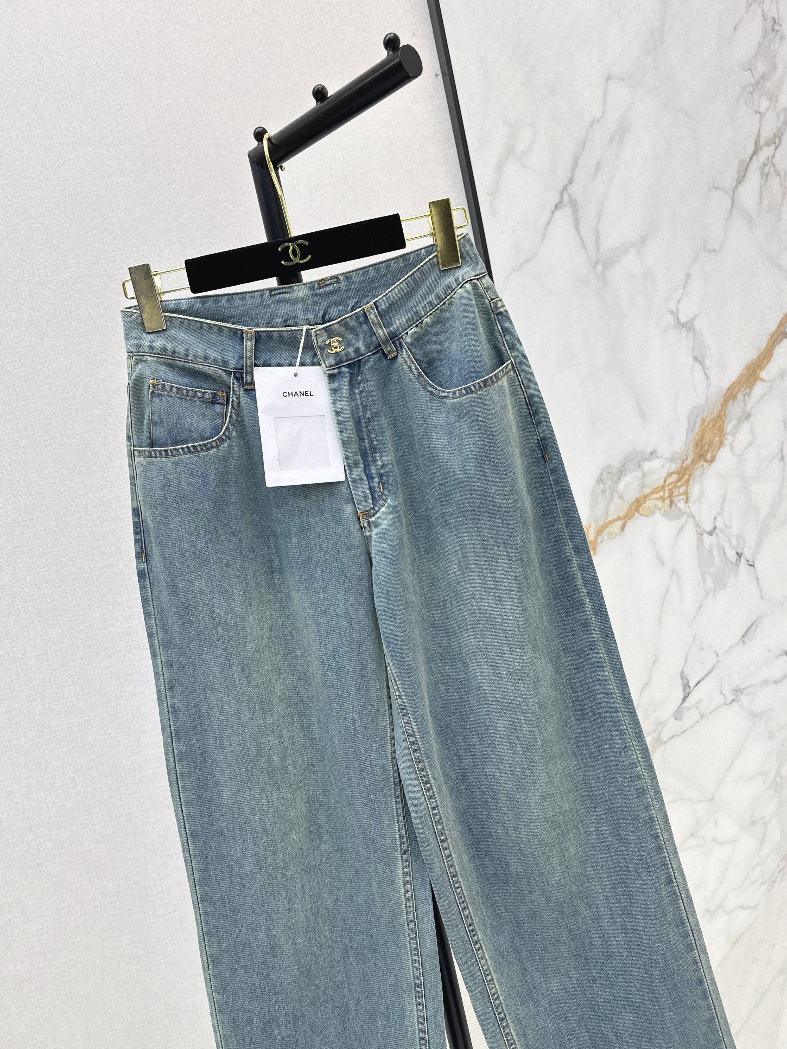 26SS NEW Coco Girls Straight Leg Jeans🩶