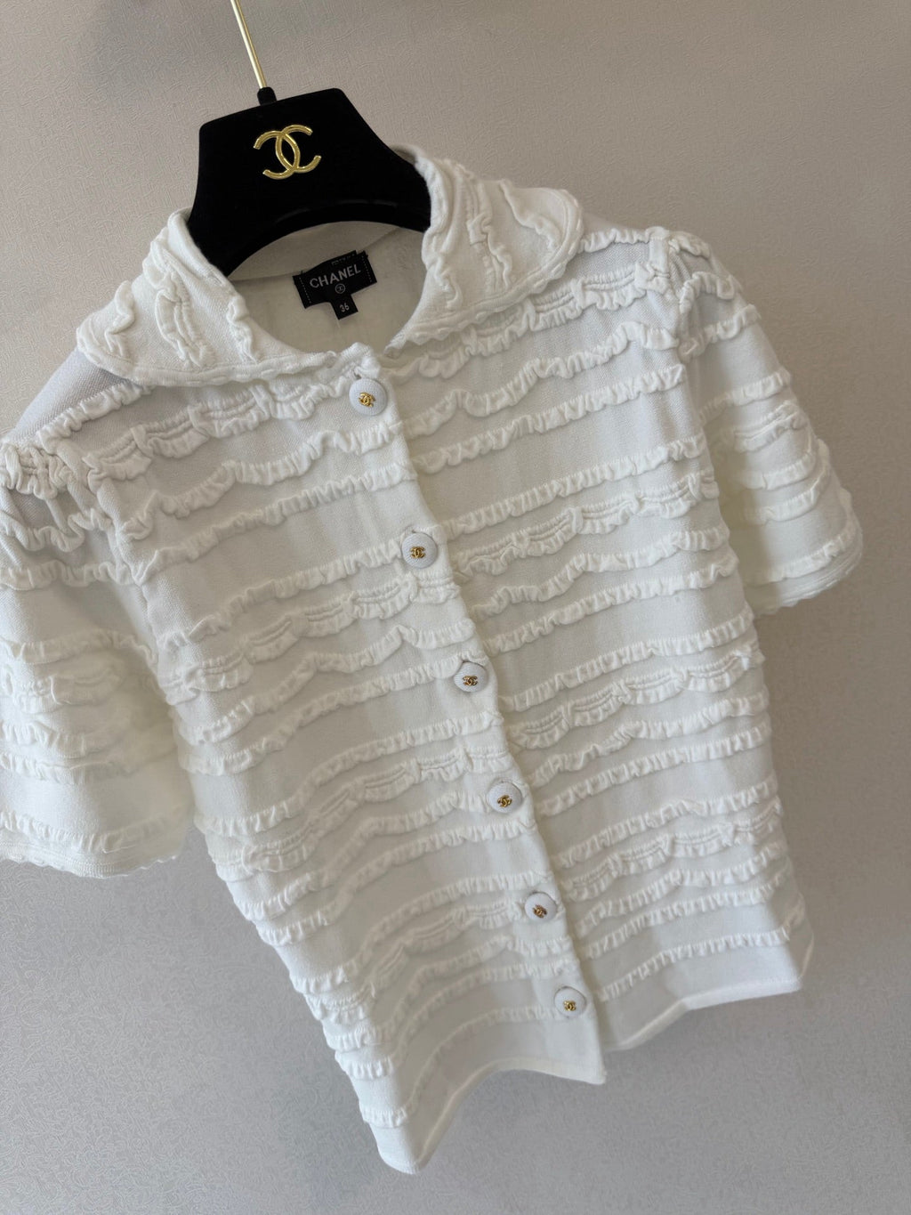26SS NEW Collared Short-Sleeve Cardigan