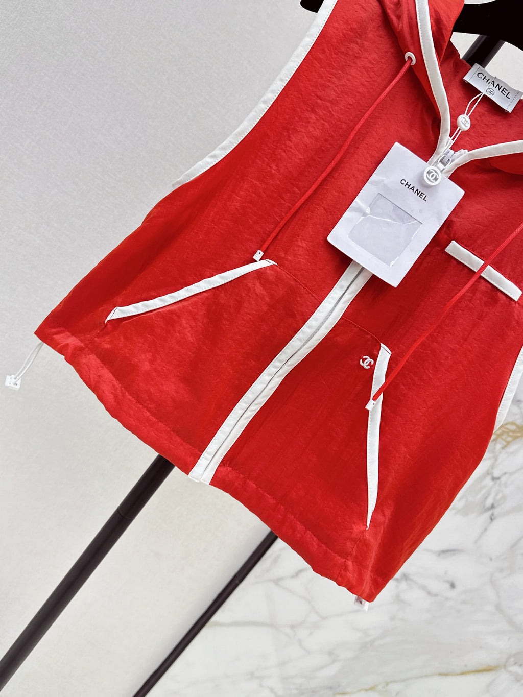 26SS NEW Coco Girl Beach Series Sporty Hooded Jacket 🖤