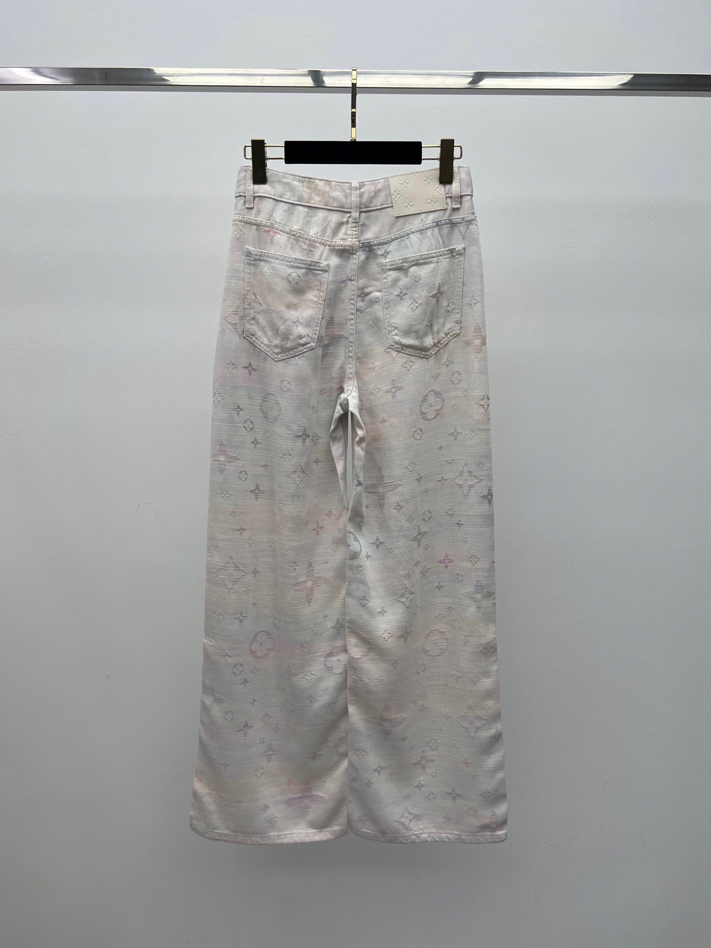 ❤️‍🔥Limited edition❤️‍🔥 26SS NEW Iridescent Jacquard Straight Leg Jeans