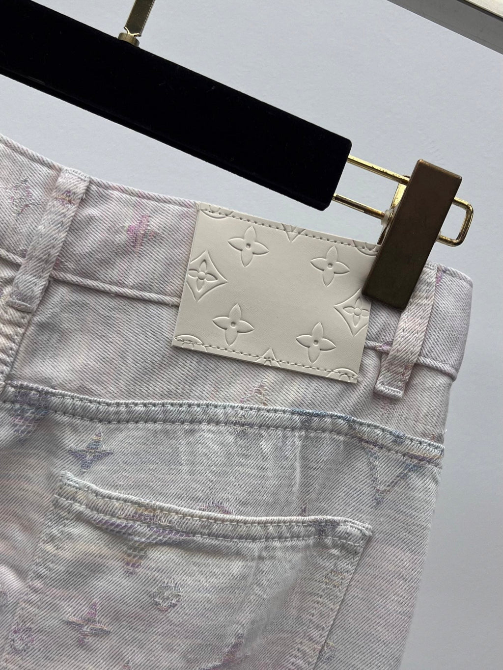 ❤️‍🔥Limited edition❤️‍🔥 26SS NEW Iridescent Jacquard Straight Leg Jeans