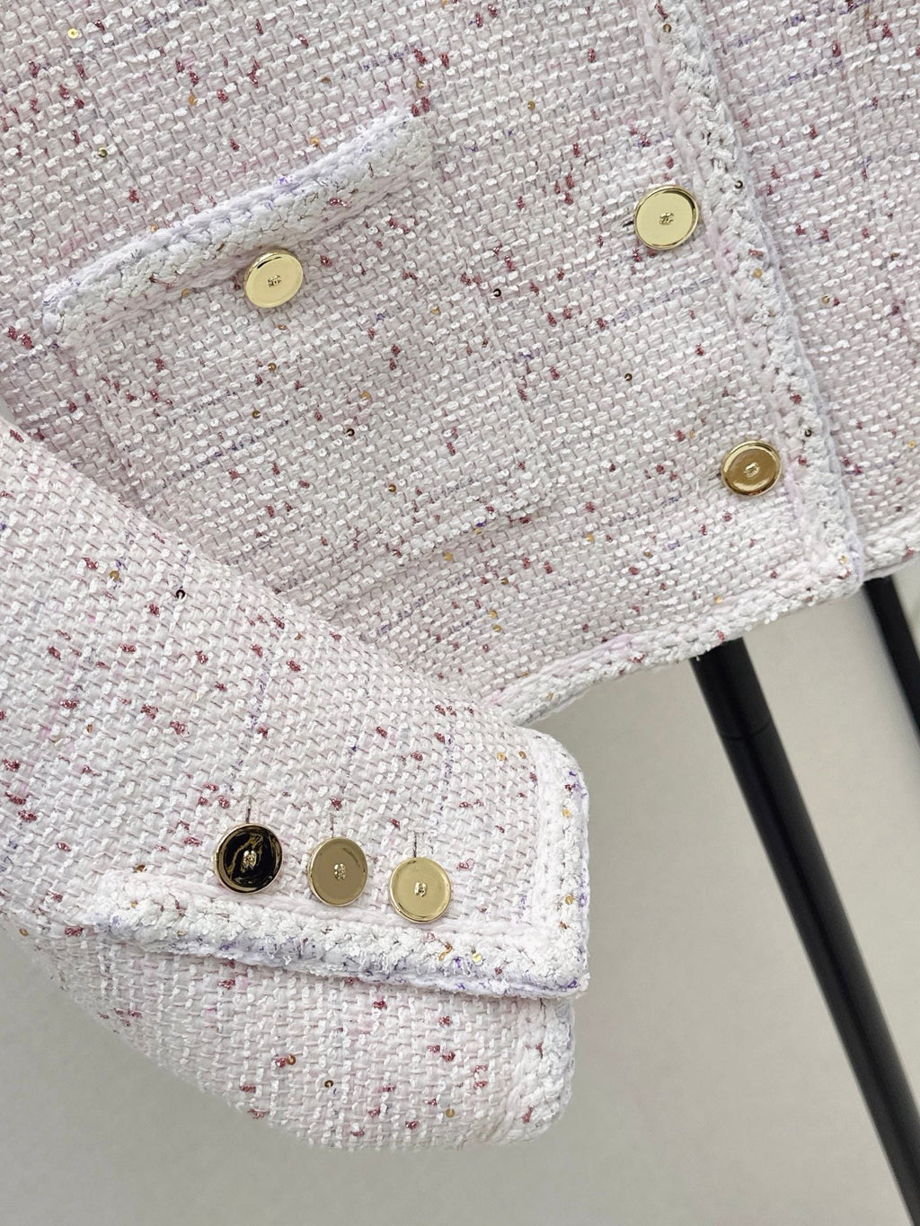 26SS NEW Elegant Woven Crew Neck Jacket🩵