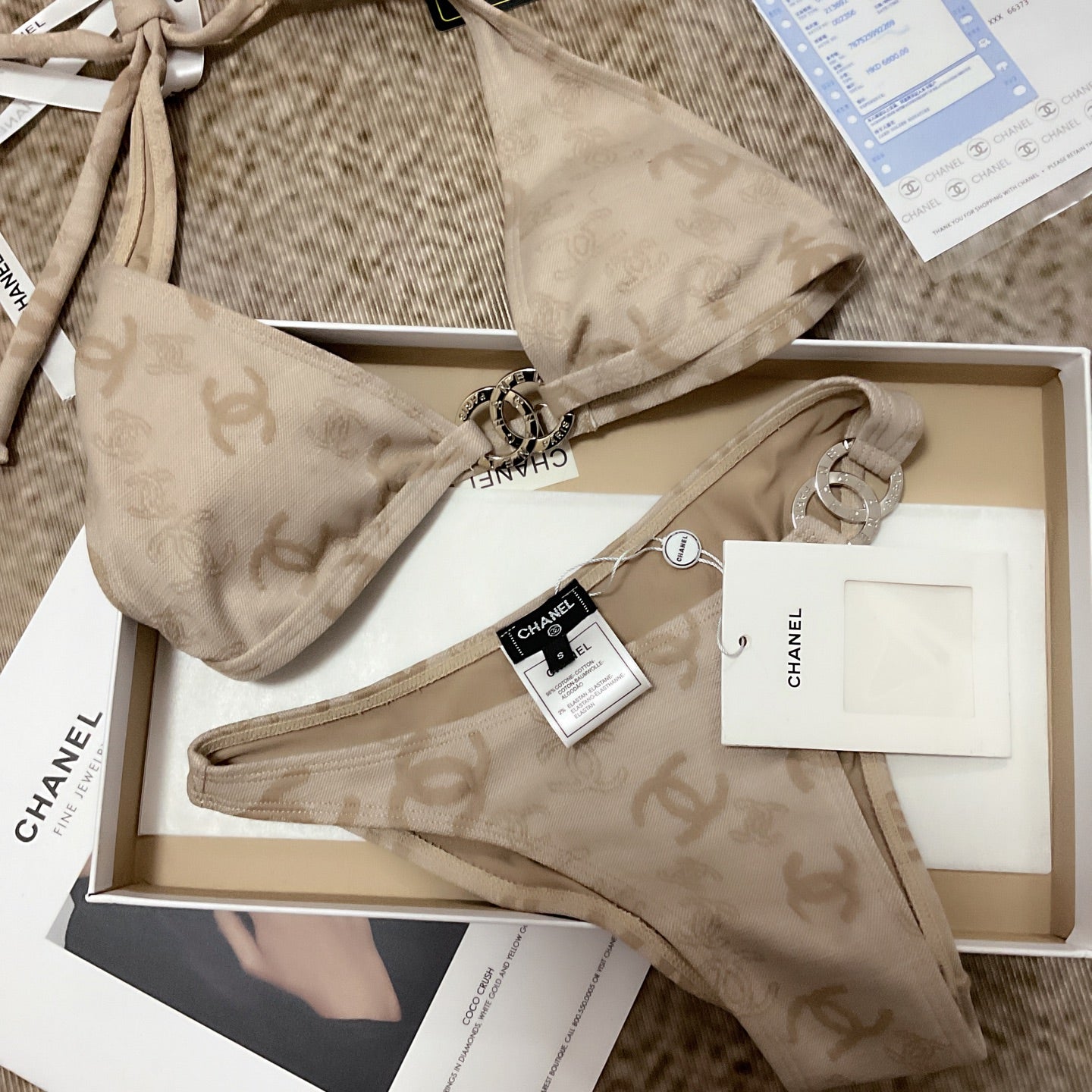 chanel/26SS NEW Two-Piece Swimsuit 👙