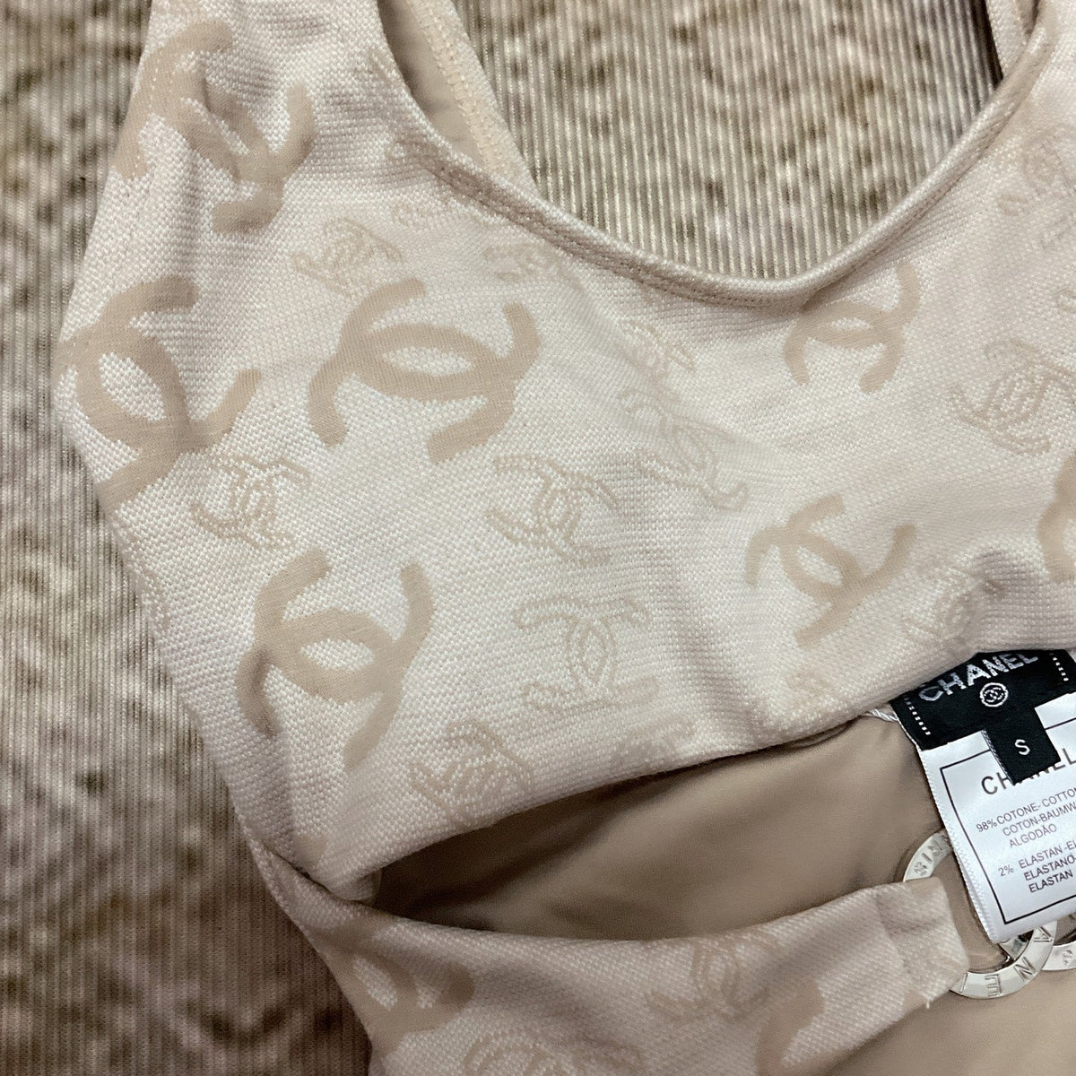 chanel/26SS NEW Khaki One-Piece Swimsuit 👙