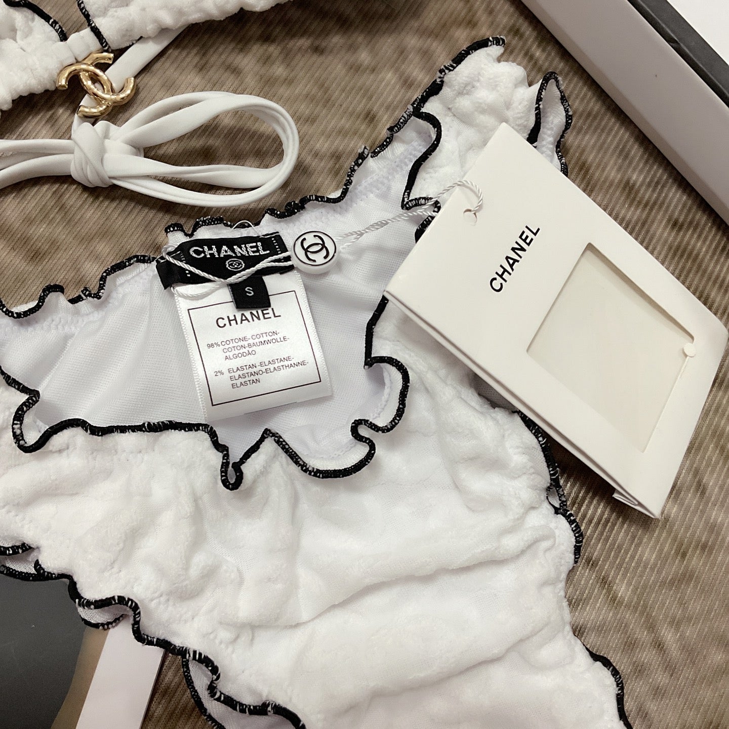 chanel/26SS NEW Two-Piece Swimsuit 👙