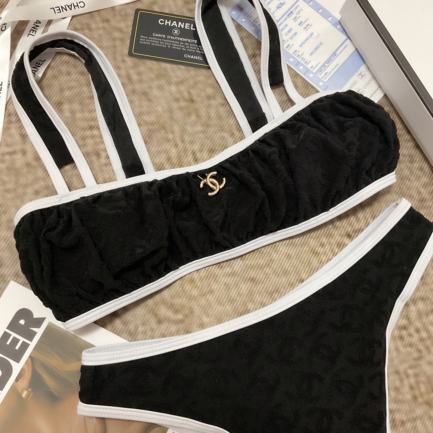 chanel/26SS NEW Two-Piece Swimsuit 👙