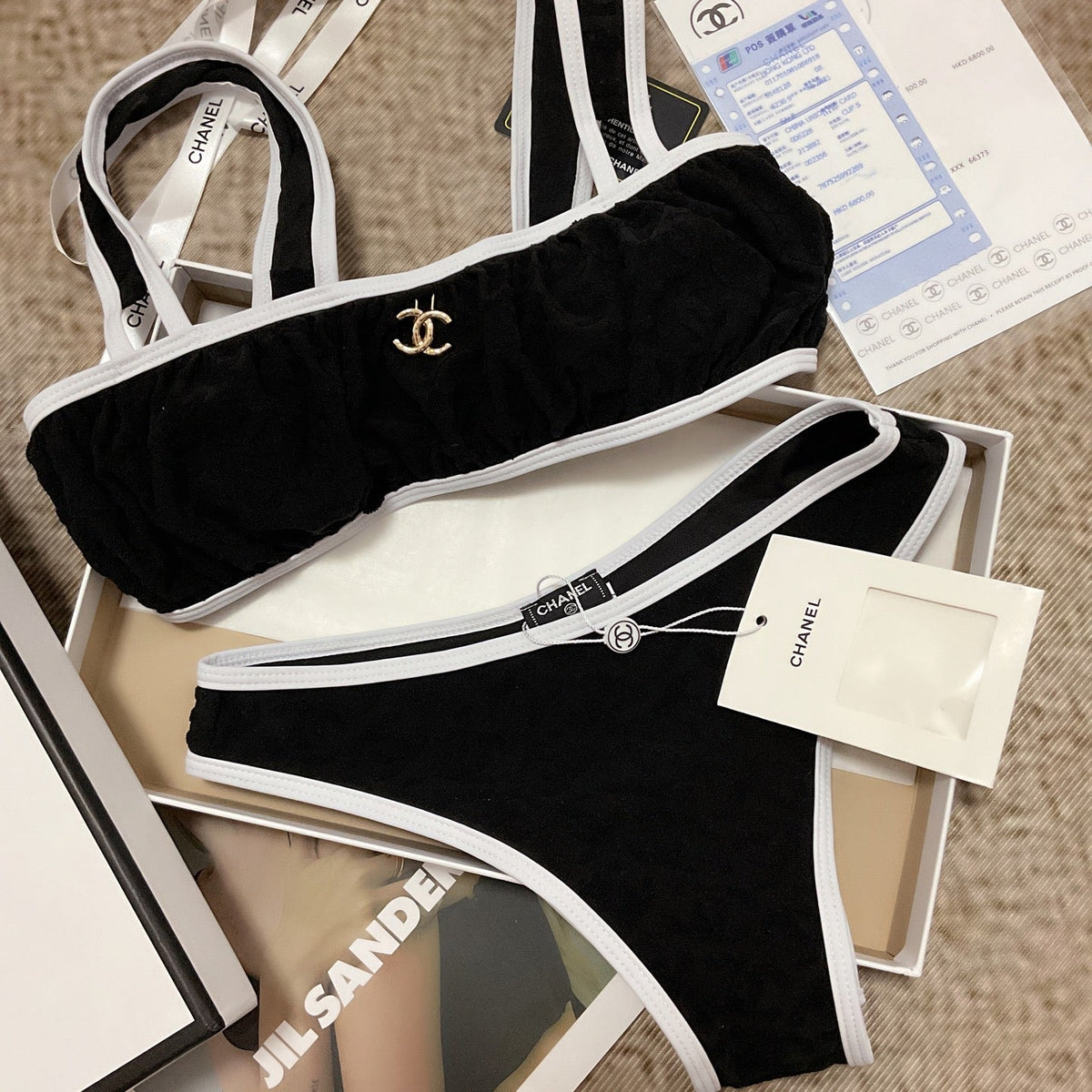 chanel/26SS NEW Two-Piece Swimsuit 👙