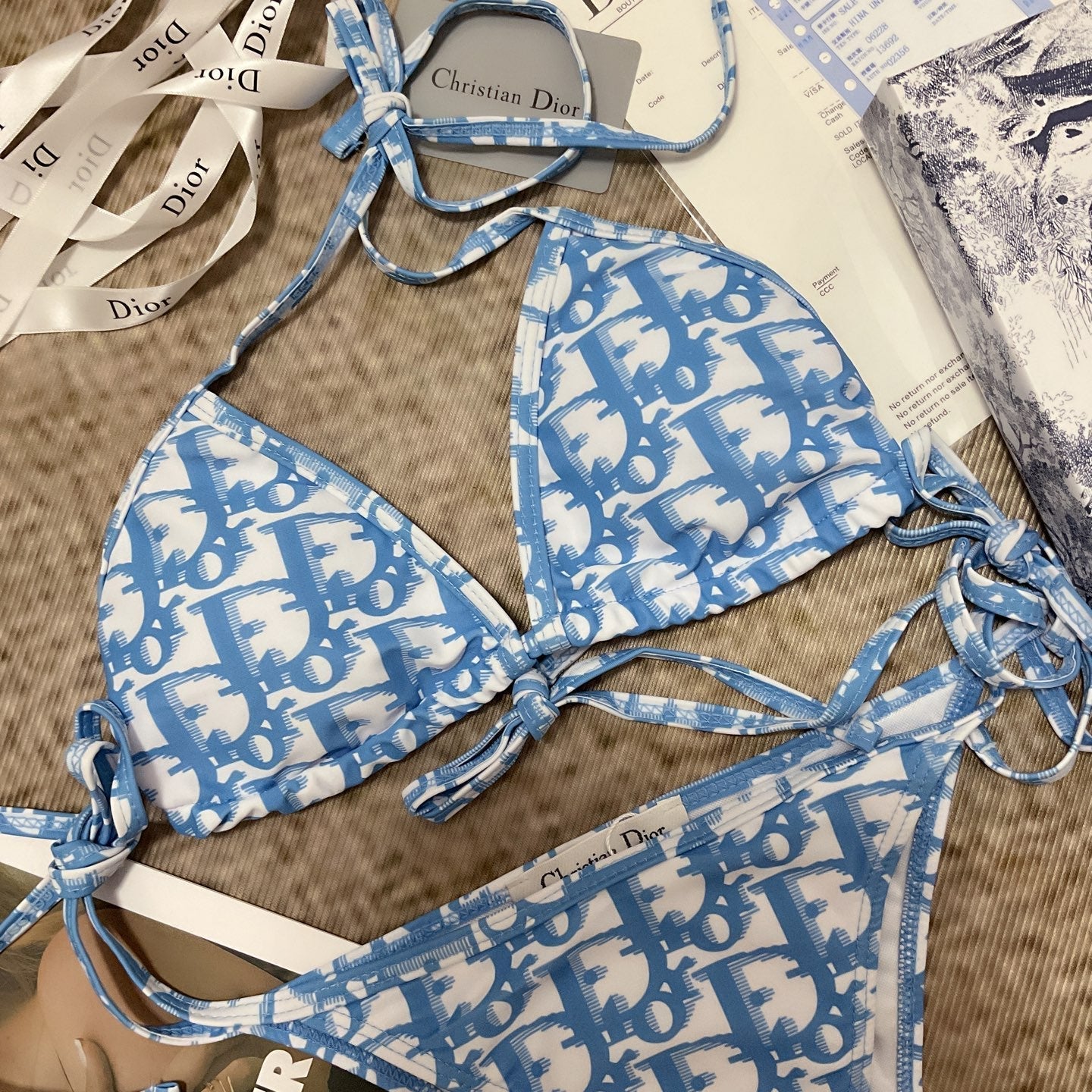 Dior/26SS NEW Two-Piece Swimsuit 👙
