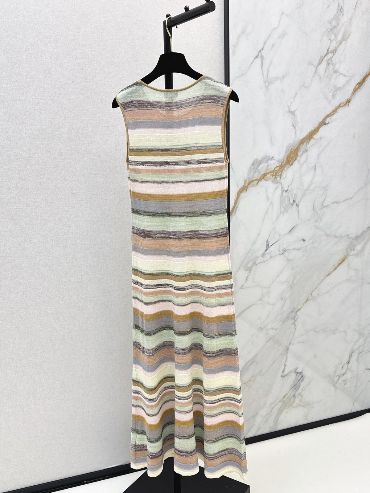 26SS NEW Striped Knit Maxi Dress 🤎