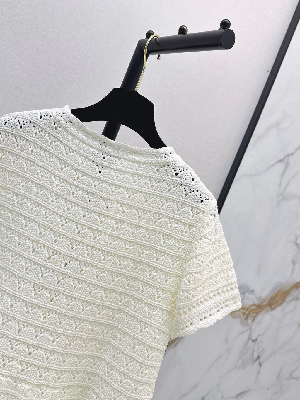 26SS NEW Crochet Openwork Short-Sleeve Cardigan 🤍