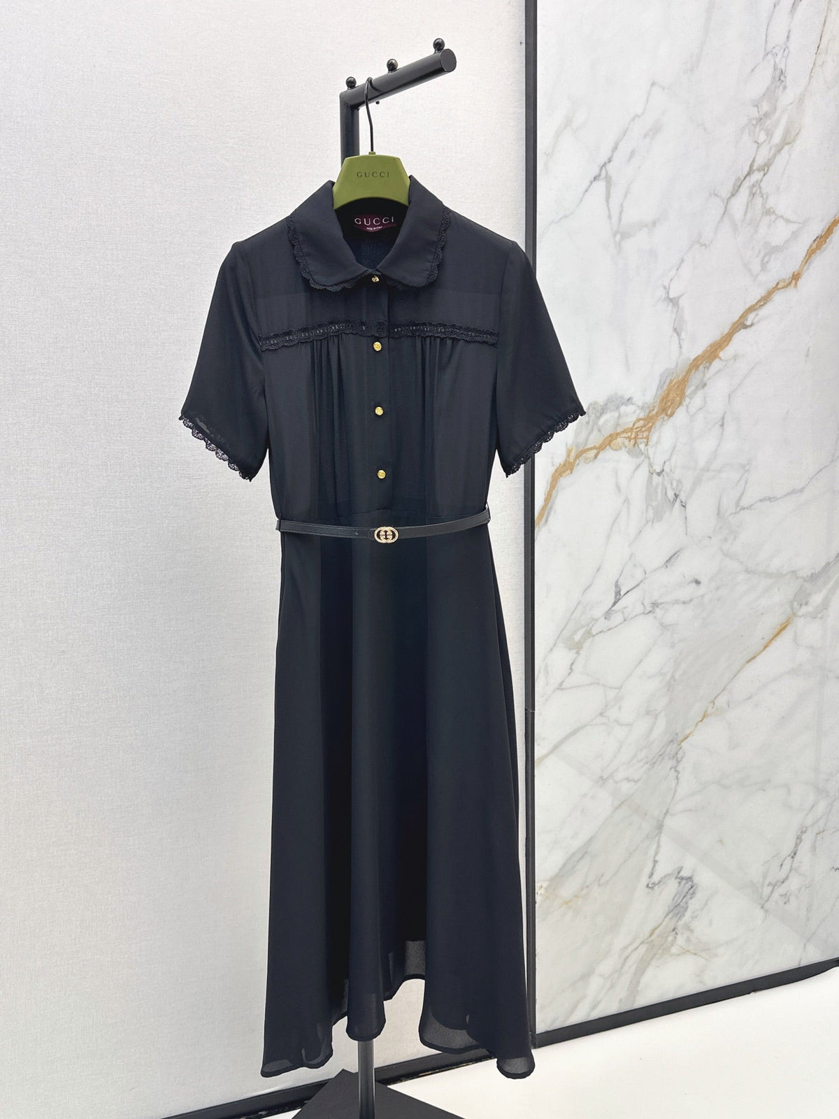 26SS NEW Lace-trimmed Long Dress 🖤