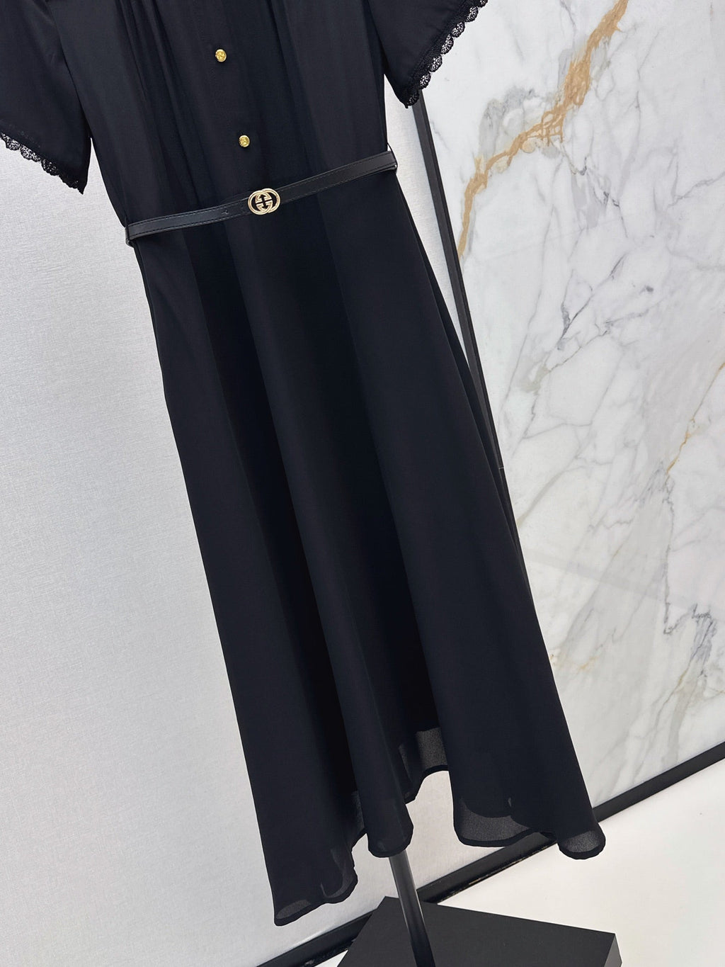 26SS NEW Lace-trimmed Long Dress 🖤