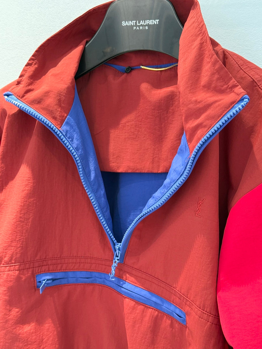 🔥Highest Quality🔥26SS NEW Color Block Chain Half-Zip Jacket ❤️