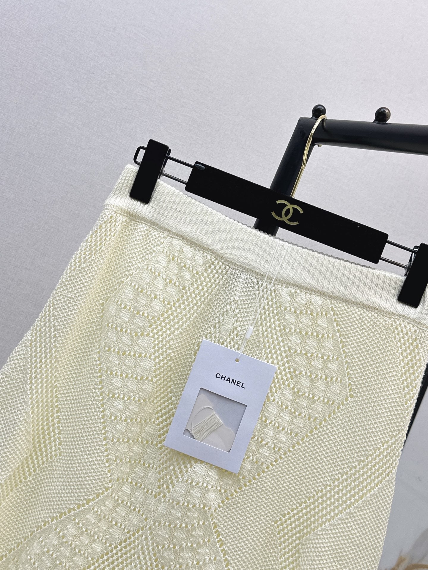 26SS NEW Openwork Knit Midi Skirt 🤍
