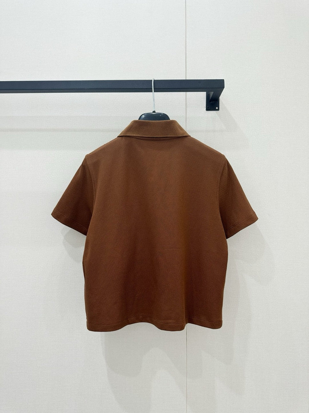 26SS NEW Embroidered Logo Collared Short-Sleeve Polo Shirt 🤎
